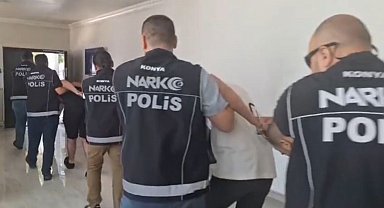 Konya'da 82 ayrı uyuşturucu operasyonu: 79 şüpheli tutuklandı