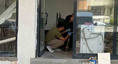 Konya'da bir apartmanda top mermisi bulundu