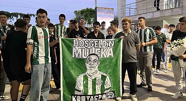 Konyaspor'un yeni transferi Jackson Muleka, Konya'ya geldi