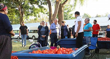 Melikgazi'de Salça günleri devam ediyor