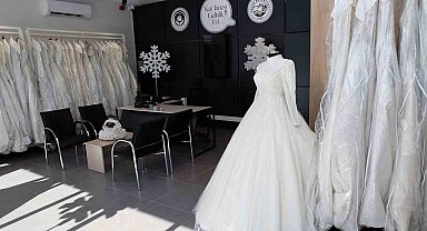 Mutlu yuvaya ilk adım, Kar Tanesi Gelinlik Evi'nde atılıyor