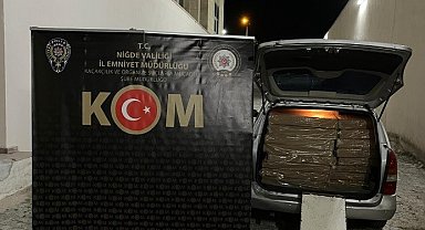 Niğde'de kaçakçılık operasyonu: 175 bin makaron ve 40 litre etil alkol ele geçirildi
