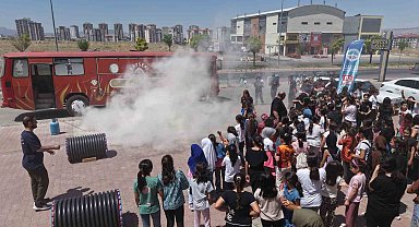 Öğrencilere afet güvenlik eğitimi verildi