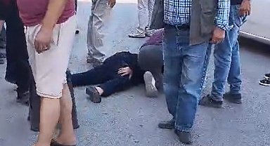 Otomobilin çarptığı yaya yaralandı