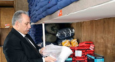 Talas'ta acil durum konteynerleri dikkat çekiyor