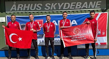 TSK Spor Gücü Erkek Tüfek Atış Takımı'ndan 300 metre Ateşli Silahlar Tüfek branşında Avrupa 3'üncülüğü