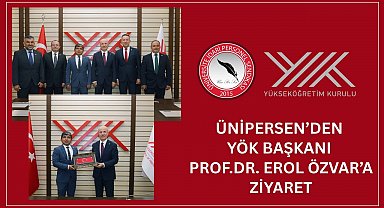 ÜNİPERSEN'den YÖK Başkanı Özvar'a ziyaret