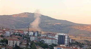 Ankara'da yol yapımı için patlatılan dinamit paniğe neden oldu