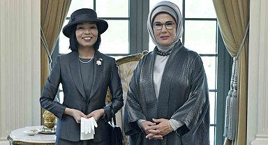 Emine Erdoğan, Japonya Altes Prensesi Mikasa ile görüştü