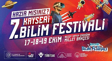 Kayseri 7. Bilim Festivali başlıyor