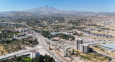 Meteoroloji katlı kavşağı çalışmaları sürüyor