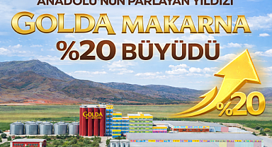 ANADOLUNUN PARLAYAN YILDIZI GOLDA MAKARNA % 20 BÜYÜDÜ