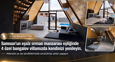 Samsun'da Özel Havuzlu Bungalov Konaklamasına İlgi Artıyor