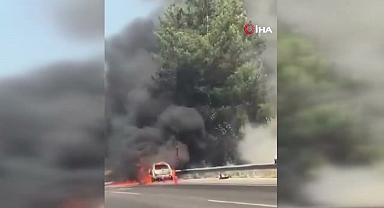 Aracın neden olduğu orman yangını kontrol altına alındı